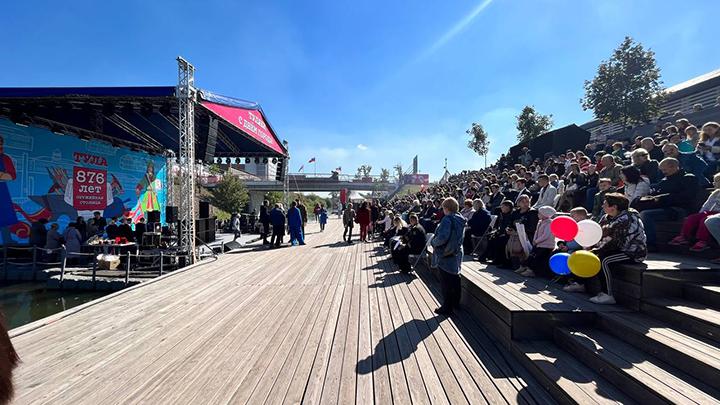 Празднование Дня города Тулы открыли выстрелом из пушки