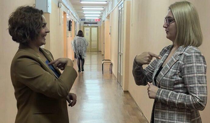 В Туле сняли документальный фильм о русском жестовом языке