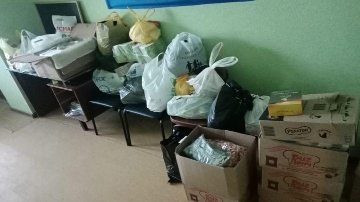 Узловчане собрали и передали бойцам более 400 кг гуманитарки