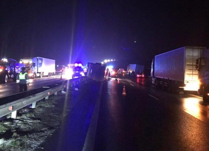 ДТП с пассажирским автобусом на М-4 под Богородицком: 19 пострадавших