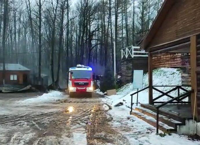 В «Долине Х» сгорела летняя веранда кафе