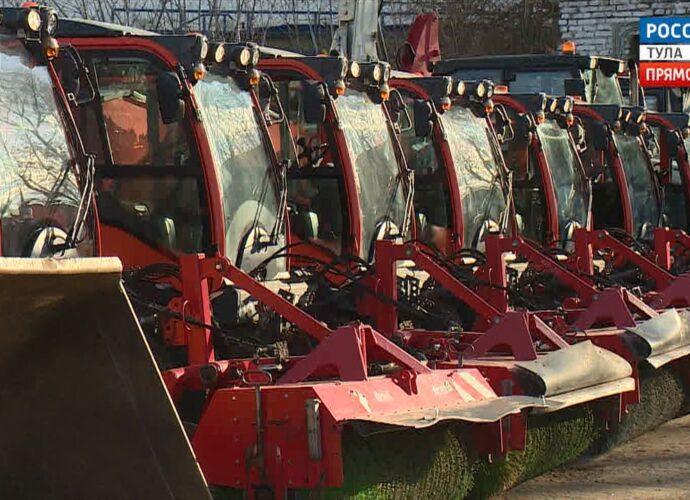 На уборку Тулы от снега бросят более 200 единиц техники
