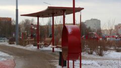 Около Тульского перинатального центра доделали сквер