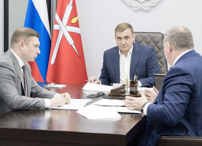 Илья Беспалов рассказал Алексею Дюмину о планах по развитию Тулы
