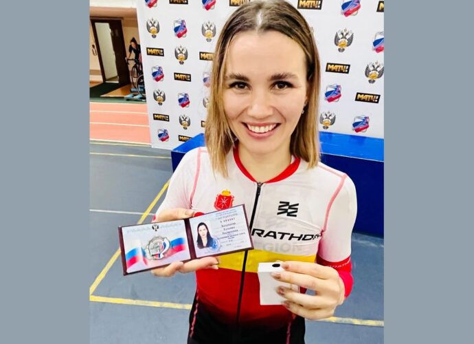 Тульская велогонщица Мария Аверина - бронзовый призёр чемпионата России