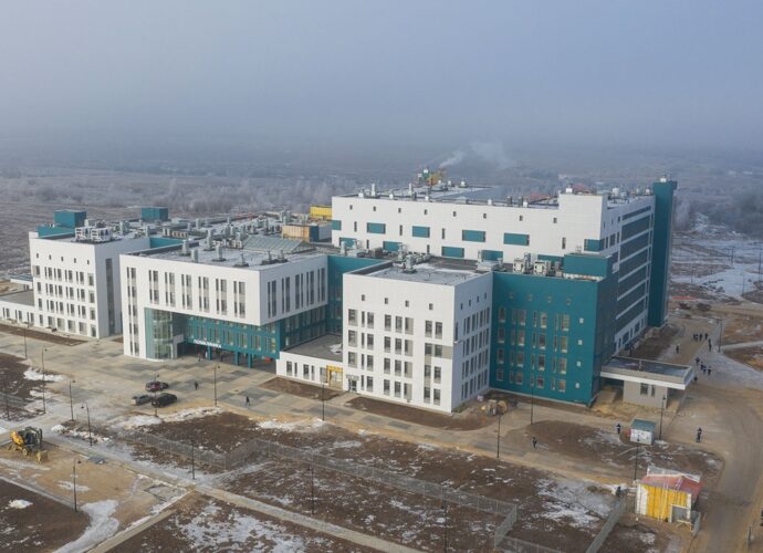 Новый онкоцентр в Туле готов на 64,5%
