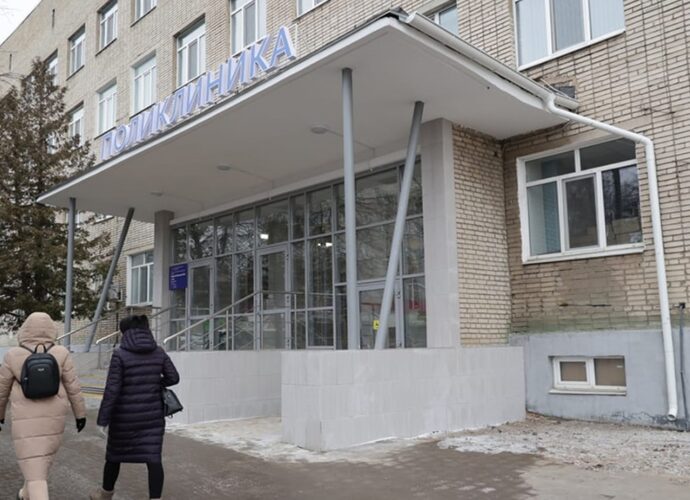 Капремонт сделан в поликлинике Горбольницы №11 Тулы. На очереди - стационар