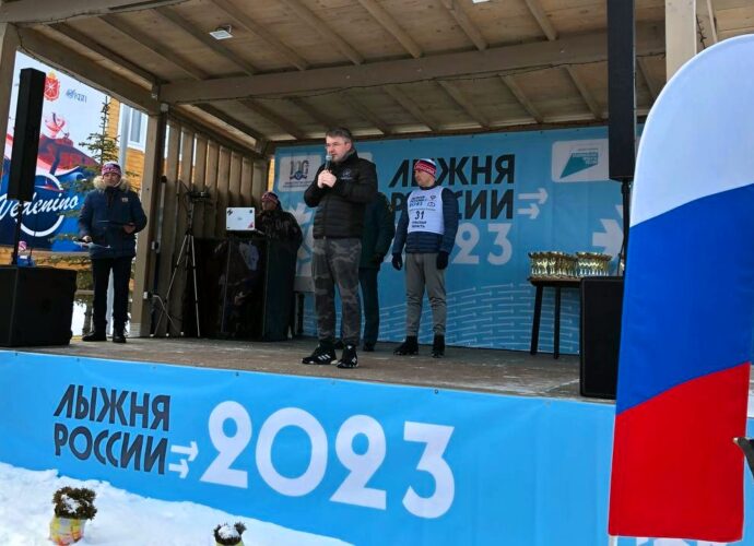В 41-й раз в Тульской области прошла Всероссийская массовая гонка «Лыжня России»