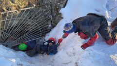 Тульские казаки устроили студентам испытание в Гурьевских каменоломнях