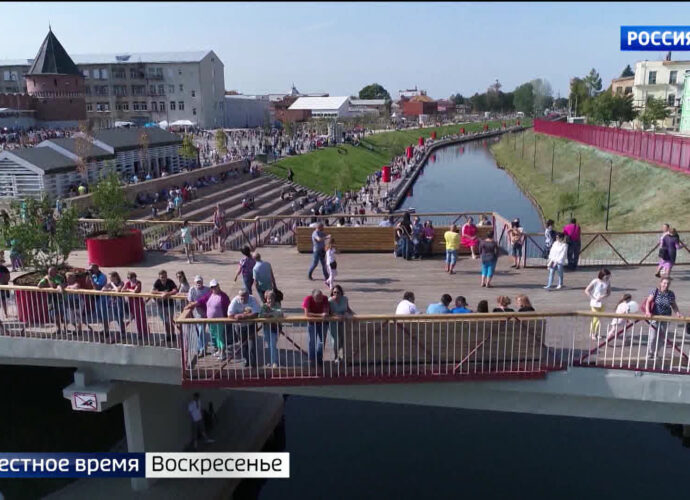 Тульская набережная 8 сентября отметит свой первый юбилей