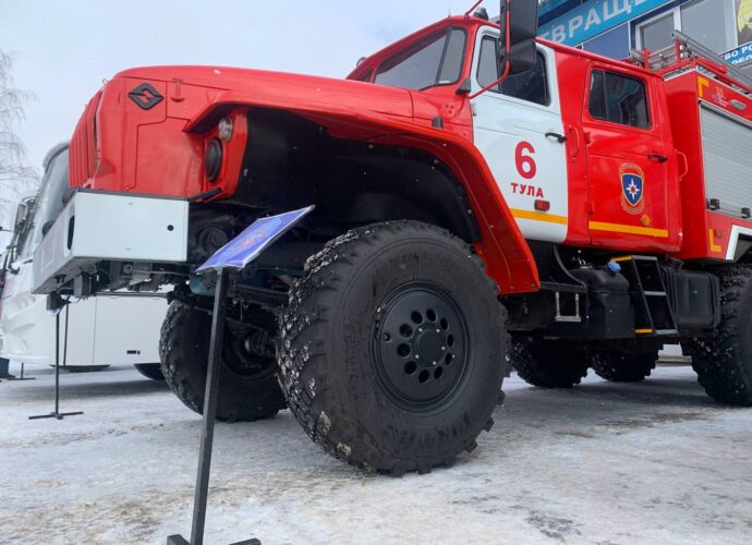 Тульские спасатели обзавелись новой техникой и пожарно-спасательным оборудованием