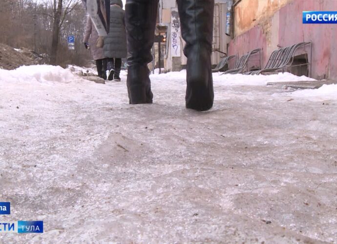 В Тульской области ожидается мокрый снег и гололедица