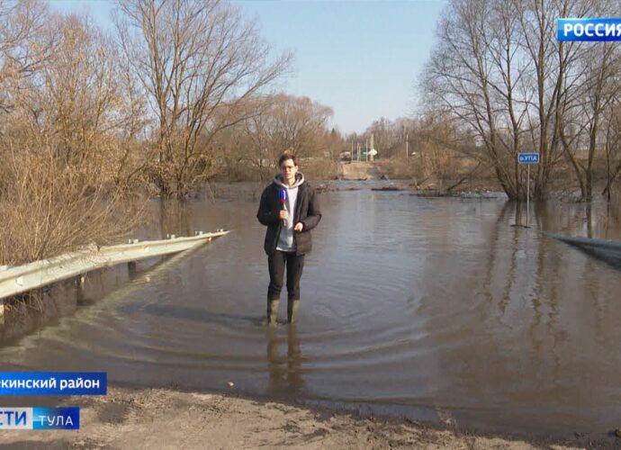 Половодье в Тульской области ожидается ниже среднемноголетних значений