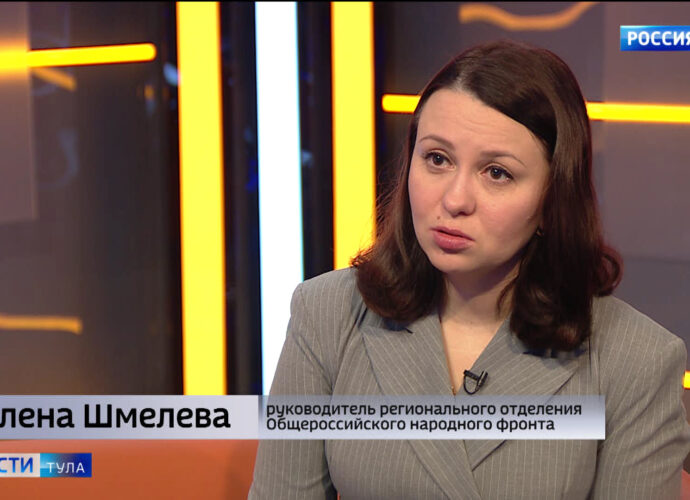 Интервью. Елена Шмелева, руководитель отделения ОНФ Тульской области