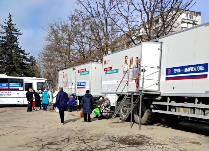 Тульские медики продолжают помогать жителям Мариуполя