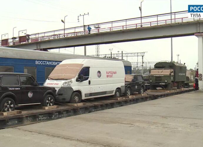 Туляки отправили в зону СВО 4 машины