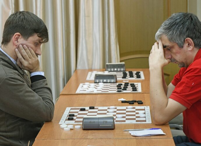 Туляк Александр Гетманский - серебряный призёр чемпионата России по шашкам-100