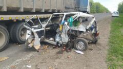 Два человека пострадали при столкновении пяти машин в Чернском районе