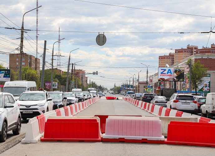 Транспорт на проспекте Ленина в Туле пустят по крайним полосам