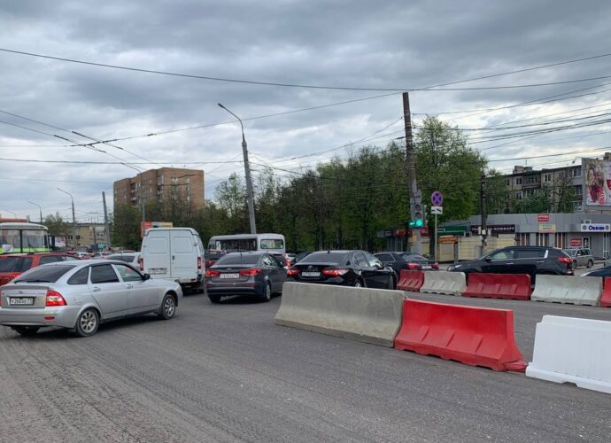 Для ремонта проспекта Ленина выбрали технологию, исключающую движение транспорта