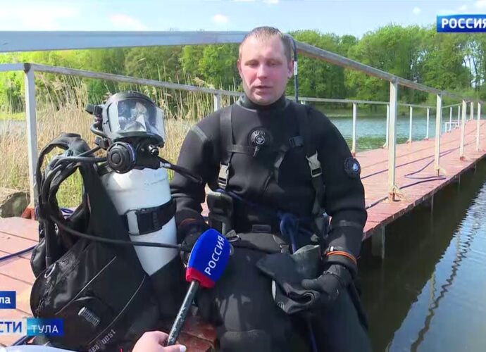 Что находят водолазы на дне тульских водоёмов?
