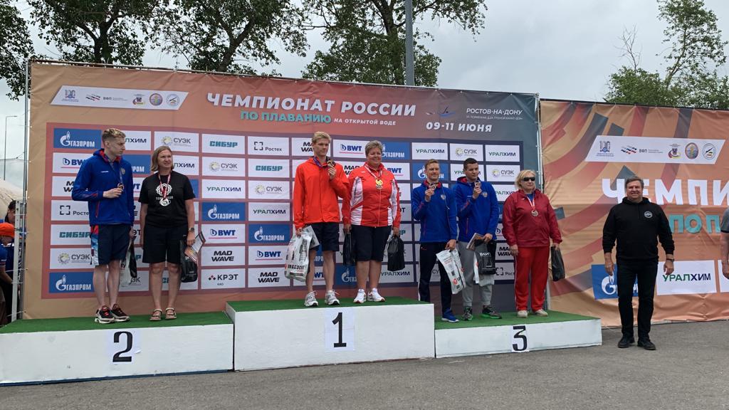 Туляки выиграли командный зачёт чемпионата России по плаванию на открытой воде