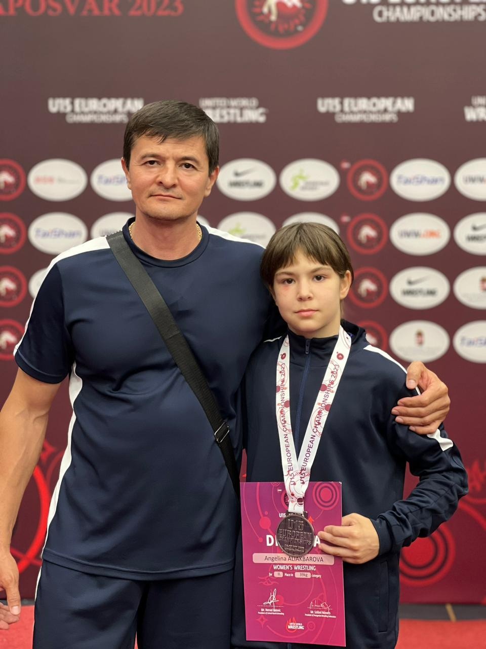 Ангелина Алиакбарова - серебряный призёр первенства Европы по вольной борьбе