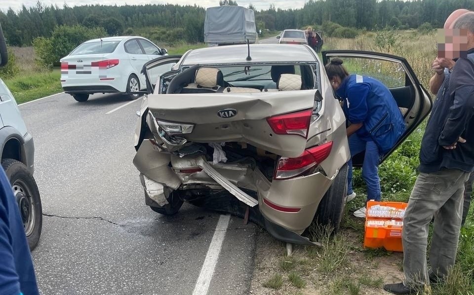После ДТП в Кимовском районе 3-х человек увезли в больницу