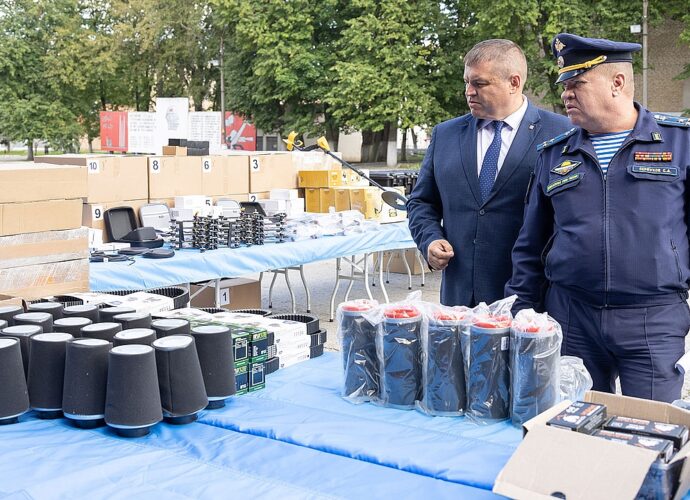 Тульским десантникам передали новую партию дополнительного оборудования