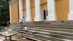 Капремонт ДК посёлка Огарёвка вышел на финишную прямую Капремонт ДК посёлка Огарёвка вышел на финишную прямую