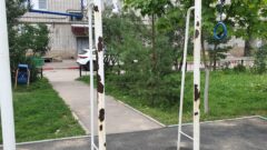 Опасное оборудование обнаружено на детских площадках в Скуратовском микрорайоне Опасное оборудование обнаружено на детских площадках в Скуратовском микрорайоне
