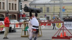 Соревнования “Сила Тулы” прошли на площади Ленина. Фоторепортаж