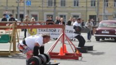Соревнования “Сила Тулы” прошли на площади Ленина. Фоторепортаж