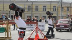 Соревнования “Сила Тулы” прошли на площади Ленина. Фоторепортаж