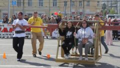 Соревнования “Сила Тулы” прошли на площади Ленина. Фоторепортаж