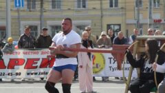 Соревнования “Сила Тулы” прошли на площади Ленина. Фоторепортаж