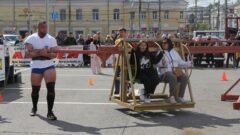 Соревнования “Сила Тулы” прошли на площади Ленина. Фоторепортаж