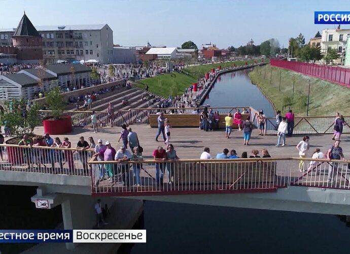 Тульская набережная 8 сентября отметит свой первый юбилей