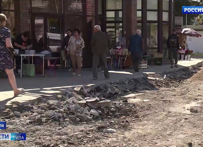 Ремонт тульских дорог стал причиной транспортного коллапса