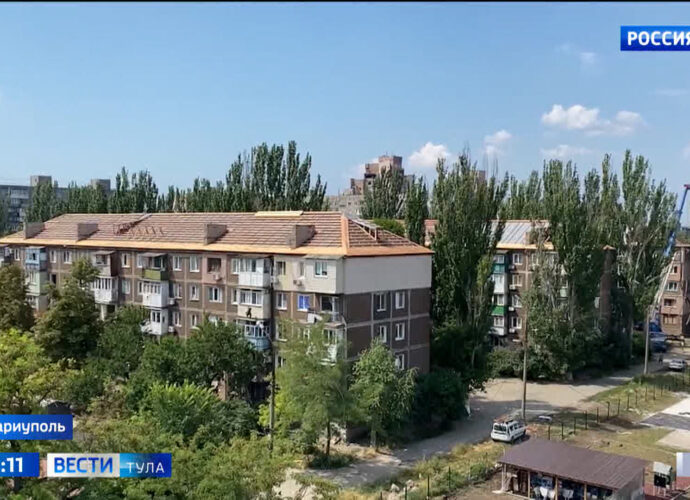 Их не бросают: тульские строители восстанавливают Мариуполь