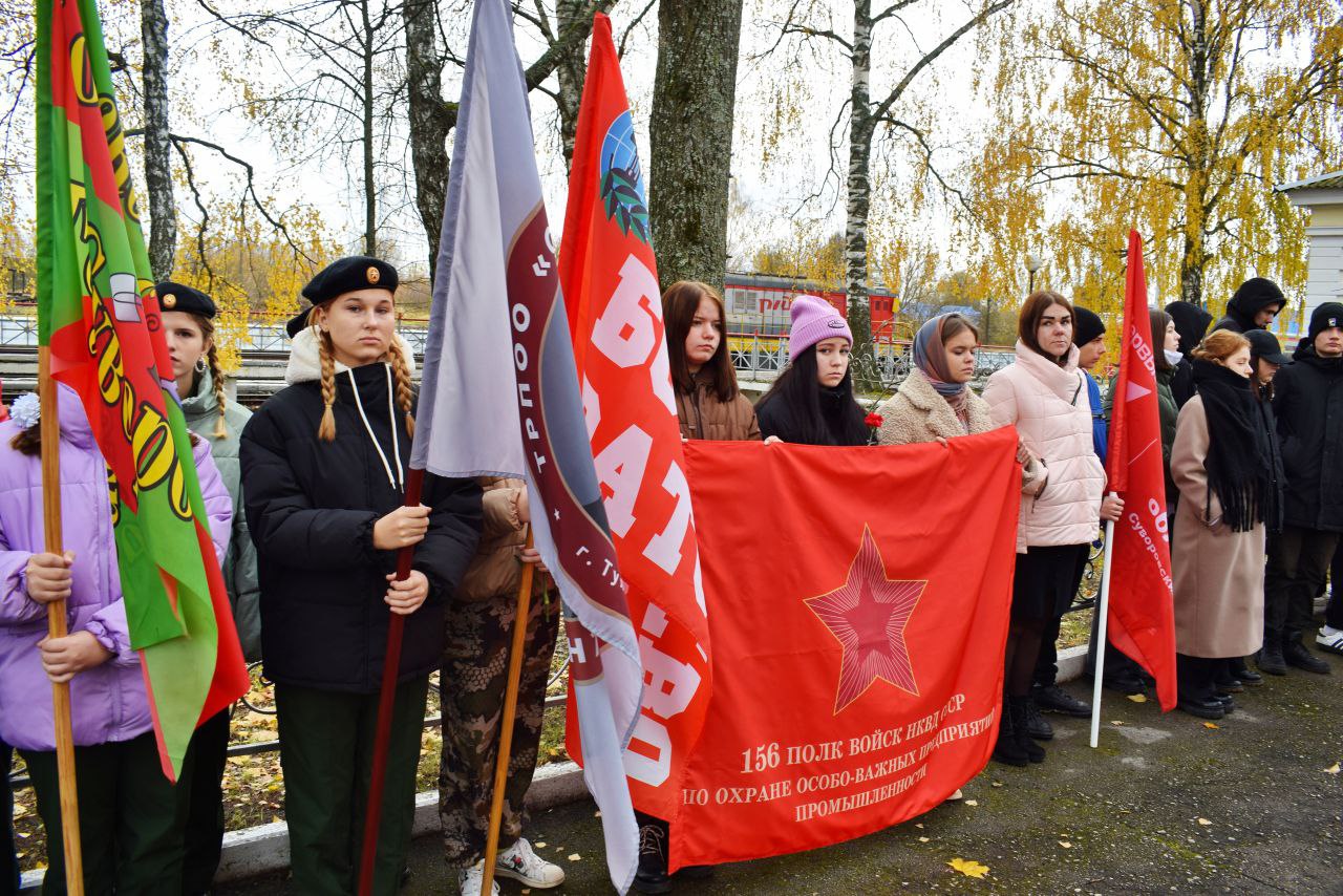 Прошел митинг, посвященный первому бою на Тульской земле 20 октября 1941 года