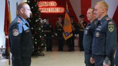 В парке «Патриот» состоялось посвящение в пожарные