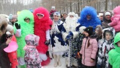 В Центральном парке открылась резиденция Деда Мороза