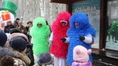 В Центральном парке открылась резиденция Деда Мороза