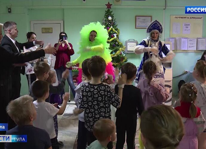 Акция «Марафон добра» прошла для детей в Ваныкинской больнице