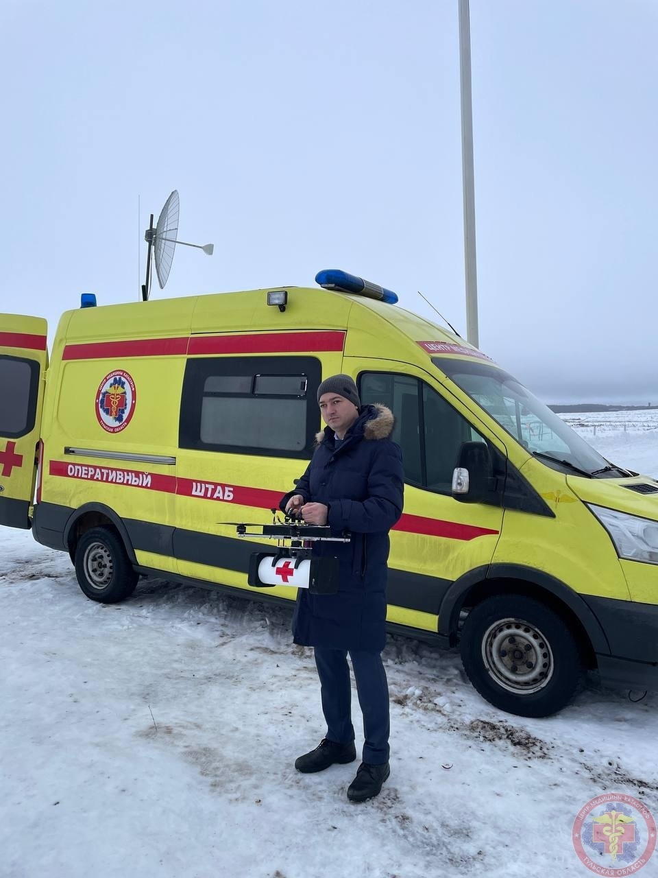 Тульские медики протестировали беспилотники для спасения пострадавших