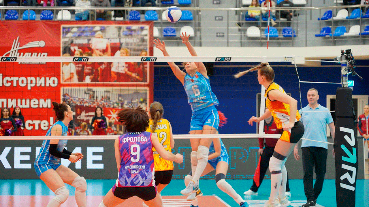 «Тулица» в первом домашнем матче 2024 года в трёх партиях выиграла у «Енисея»