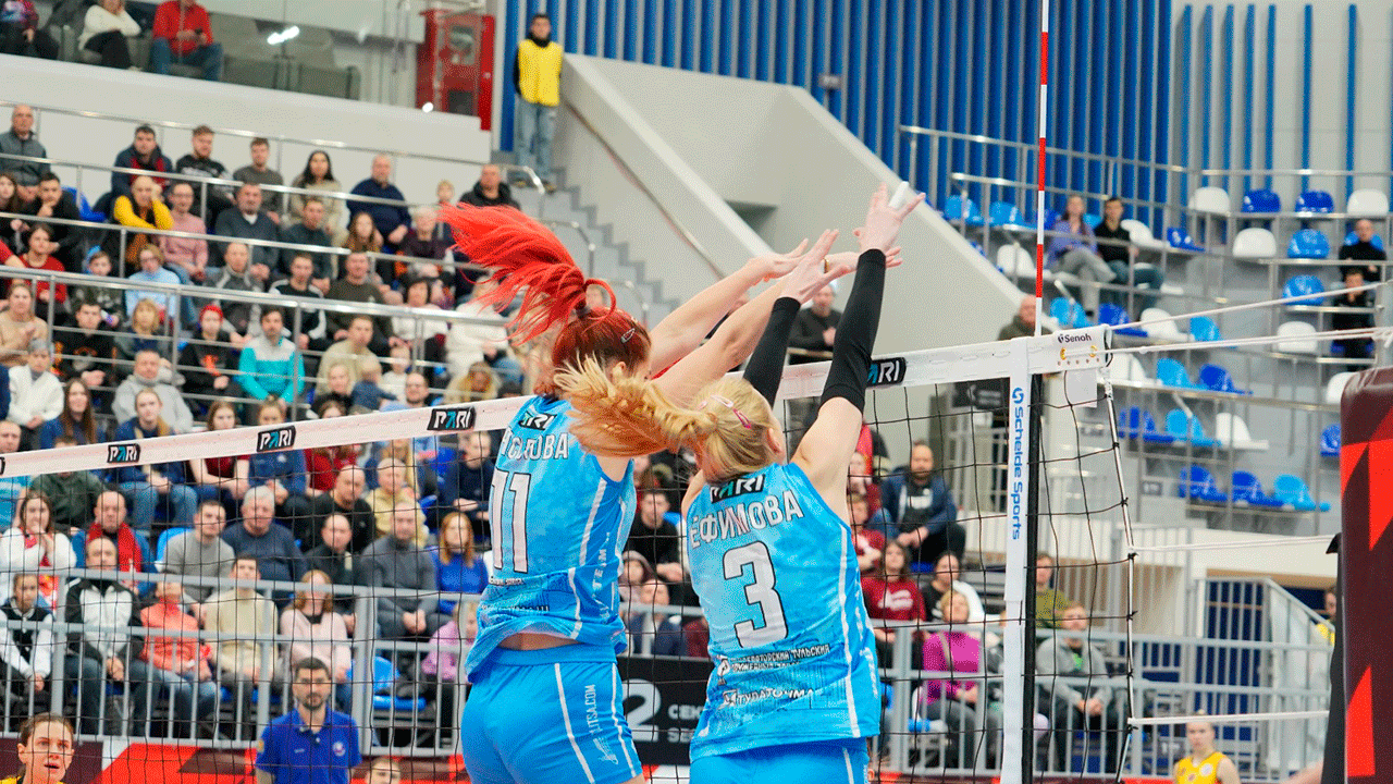 «Тулица» в первом домашнем матче 2024 года в трёх партиях выиграла у «Енисея»