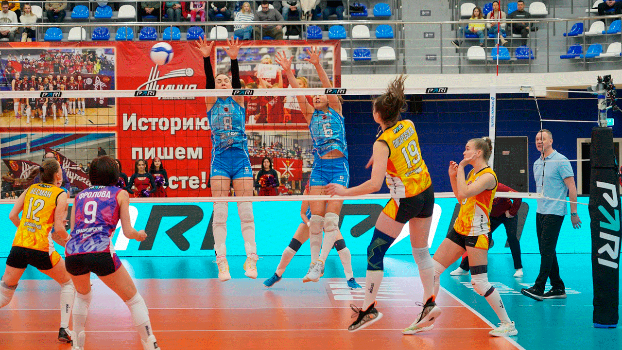 «Тулица» в первом домашнем матче 2024 года в трёх партиях выиграла у «Енисея»