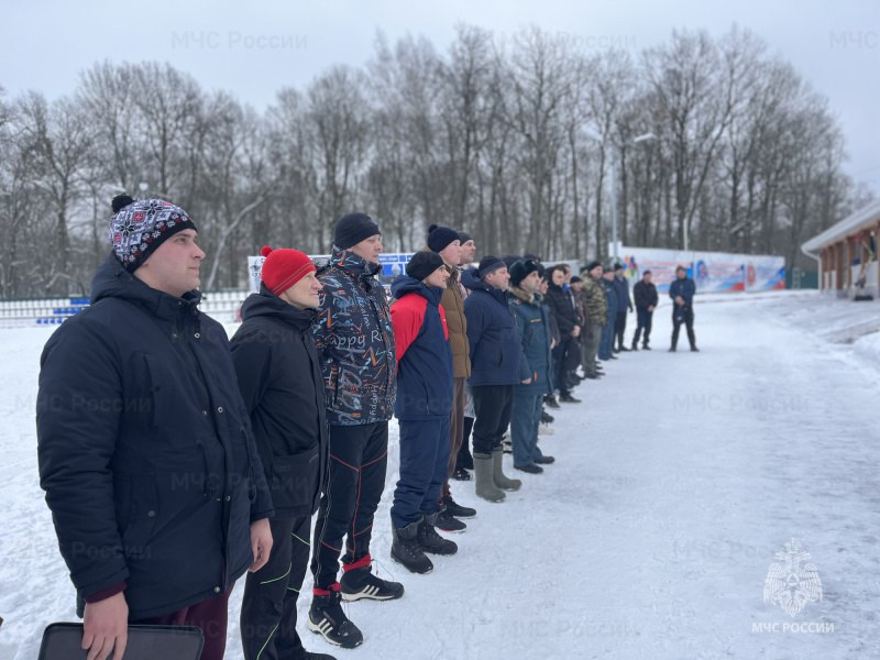 Тульские спасатели МЧС провели соревнования по лыжным гонкам